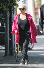 CHRISTINA AGUILERA Out in Santa Monica 01/14/2020