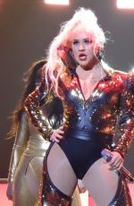 CHRISTINA AGUILERA Performs on New Year