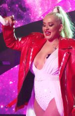 CHRISTINA AGUILERA Performs on New Year