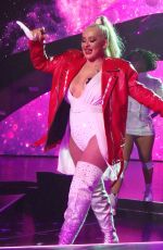 CHRISTINA AGUILERA Performs on New Year