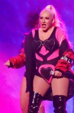 CHRISTINA AGUILERA Performs on New Year