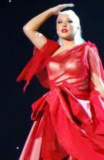 CHRISTINA AGUILERA Performs on New Year