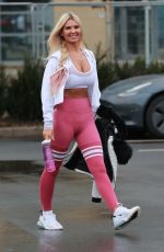 CHRISTINE MCGUINNESS Leaves a Gym in Cheshire 01/17/2020