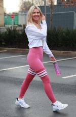 CHRISTINE MCGUINNESS Leaves a Gym in Cheshire 01/17/2020