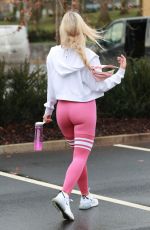 CHRISTINE MCGUINNESS Leaves a Gym in Cheshire 01/17/2020