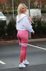 CHRISTINE MCGUINNESS Leaves a Gym in Cheshire 01/17/2020