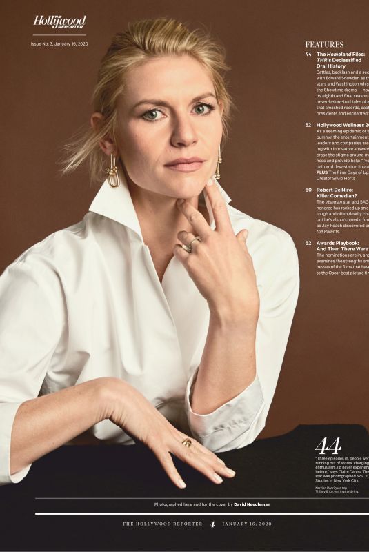 CLAIRE DANES in The Hollywood Reporter, January 2020