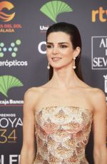 CLARA LAGO at 34th Goya Cinema Awards 2020 in Madrid 01/25/2020