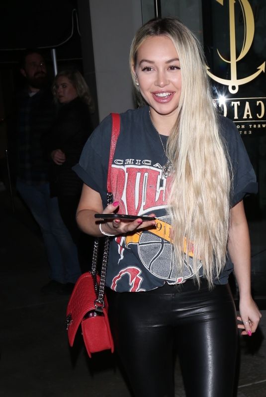 CORINNE OLYMPIOS at Catch LA in West Hollywood 01/30/2020