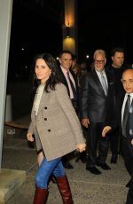 COURTNEY COS Arrives at Ahmanson Theatre in Hollywood 01/22/2020