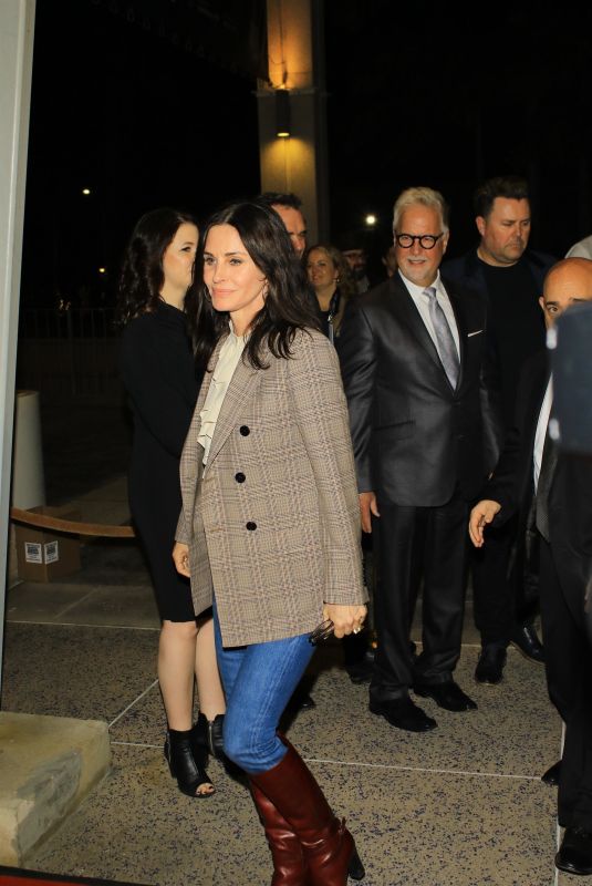 COURTNEY COS Arrives at Ahmanson Theatre in Hollywood 01/22/2020