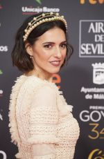 CRISTINA BRONDO at 34th Goya Cinema Awards 2020 in Madrid 01/25/2020
