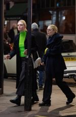 DAKOTA and ELLE FANNING Out in London 01/24/2020