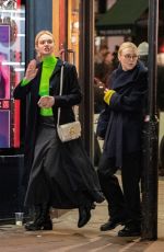 DAKOTA and ELLE FANNING Out in London 01/24/2020