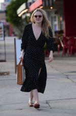 DAKOTA FANING Out Shopping in Los Angeles 01/03/2020