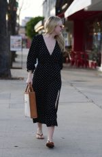DAKOTA FANING Out Shopping in Los Angeles 01/03/2020
