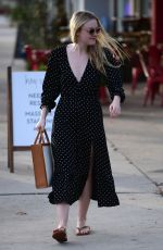 DAKOTA FANING Out Shopping in Los Angeles 01/03/2020