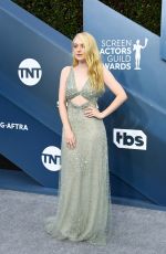 DAKOTA FANNING at 26th Annual Screen Actors Guild Awards in Los Angeles 01/19/2020