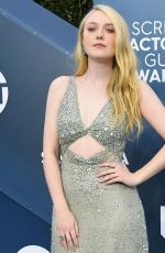 DAKOTA FANNING at 26th Annual Screen Actors Guild Awards in Los Angeles 01/19/2020