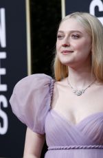 DAKOTA FANNING at 77th Annual Golden Globe Awards in Beverly Hills 01/05/2020