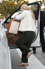 DAKOTA FANNING Leaves Lancer Dermatologist in Beverly Hills 01/04/2020