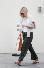DAKOTA FANNING Leaves Lancer Dermatologist in Beverly Hills 01/04/2020