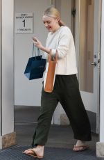 DAKOTA FANNING Leaves Lancer Dermatologist in Beverly Hills 01/04/2020