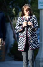 DAKOTA JOHNSON and Blake Lee Out for Coffee in Los Angeles 01/16/2020