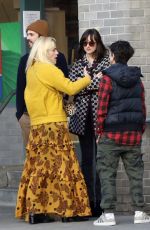 DAKOTA JOHNSON and BUSY PHILIPPS at Larchmont Village in Los Angeles 01/16/2020