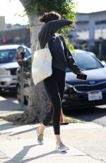 DAKOTA JOHNSON Leaves a Gym in Los Angeles 01/10/2020
