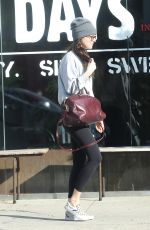 DAKOTA JOHNSON Leaves Yoga Class in Los Angeles 01/17/2020