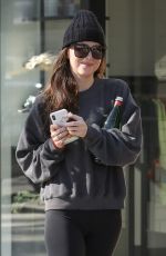 DAKOTA JOHNSON Leaves Yoga Class in Studio City 01/23/2020
