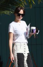DAKOTA JOHNSON Out for Coffee in Los Angeles 01/30/2020