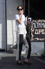 DAKOTA JOHNSON Out for Coffee in Los Angeles 01/30/2020