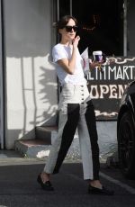 DAKOTA JOHNSON Out for Coffee in Los Angeles 01/30/2020