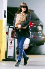 DAKOTA JOHNSON Out Shopping in Los Angeles 01/21/2020