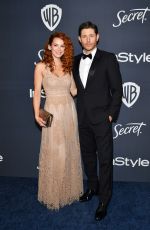DANNEEL and Jensen ACKLES at Instyle and Warner Bros. Golden Globe Awards Party 01/05/2020
