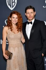 DANNEEL and Jensen ACKLES at Instyle and Warner Bros. Golden Globe Awards Party 01/05/2020