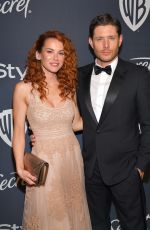 DANNEEL and Jensen ACKLES at Instyle and Warner Bros. Golden Globe Awards Party 01/05/2020