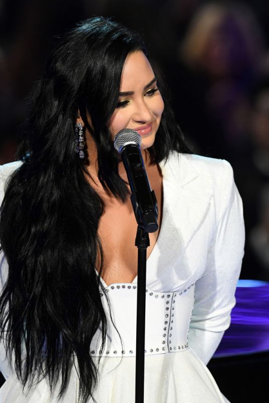 DEMI LOVATO Performs Anyone at 2020 Grammy Awards in Los Angeles 01/26/2020