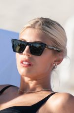 DEVON WINDSOR in Swimsuit at a Beach in Miami 01/04/2020