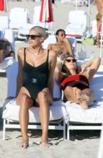 DEVON WINDSOR in Swimsuit at a Beach in Miami 01/04/2020
