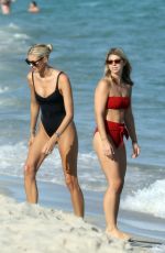 DEVON WINDSOR in Swimsuit at a Beach in Miami 01/04/2020
