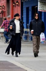 DIAN KRUGER and Norman Reedus Out for Morning Coffee in New York 01/28/2020