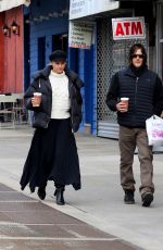DIAN KRUGER and Norman Reedus Out for Morning Coffee in New York 01/28/2020