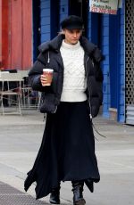 DIAN KRUGER and Norman Reedus Out for Morning Coffee in New York 01/28/2020