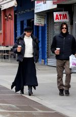 DIAN KRUGER and Norman Reedus Out for Morning Coffee in New York 01/28/2020