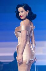 DITA VON TEESE at Jean-Paul Gualtier Haute Couture Show in Paris 01/22/2020