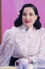 DITA VON TEESE at Loose Women TV Show in London 01/30/2020