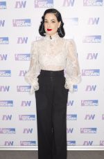 DITA VON TEESE at Loose Women TV Show in London 01/30/2020